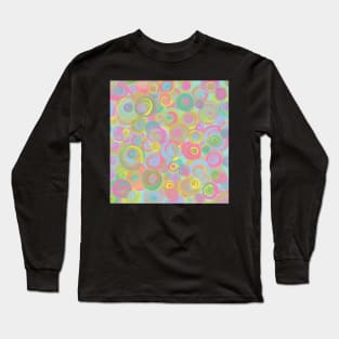 Rainbow Summer Swirls Long Sleeve T-Shirt